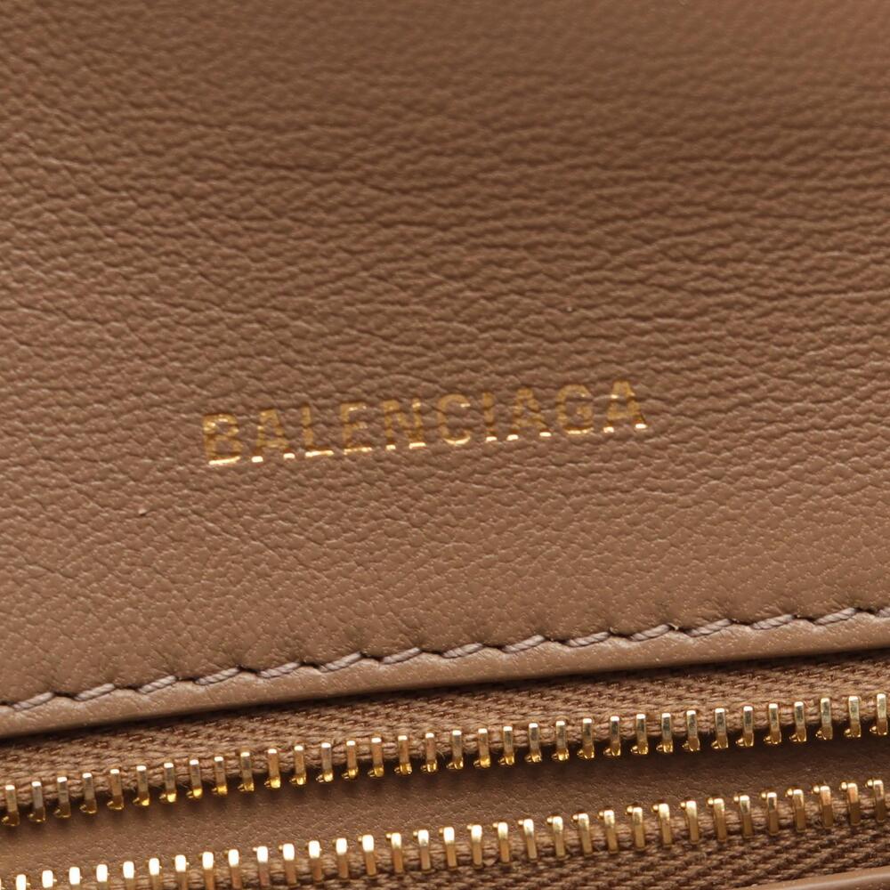 Balenciaga Hourglass Monogram Handbag Canvas Brown - Picture 4 of 8